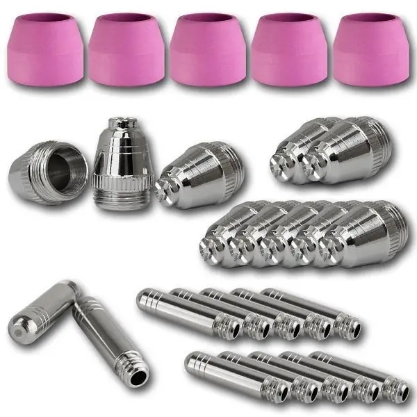 STAHLWERK Verschleißteile Set 25-teilig für Plasmaschneidbrenner AG-60 / SG-55 5070