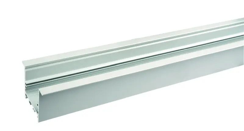 rutec Projekt ALU - Kragenprofil TKP35/ 35 Weiß Tiefes Kragenprofil - 2 Meter PFE926