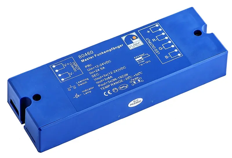 rutec Projekt Master Funkempfänger 12/ 24V 288W/ 576W RGB Funkempfänger RGB PHZ460