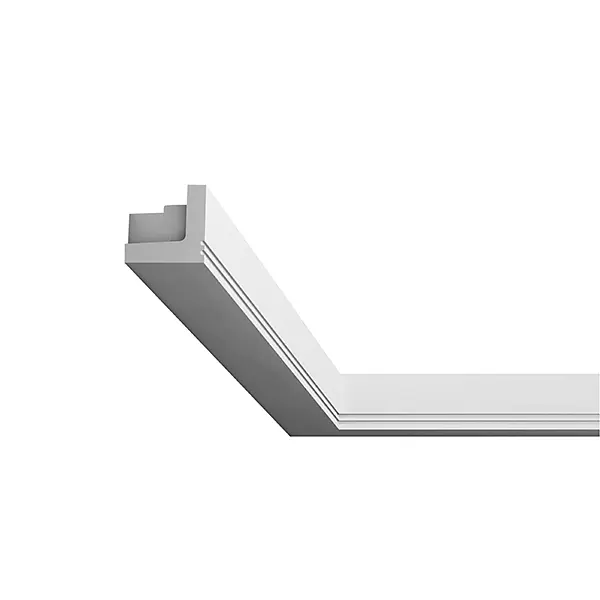 rutec Projekt Voutenleiste 5x5 eckig PU - Schaum - Leiste - 2 Meter PFG005