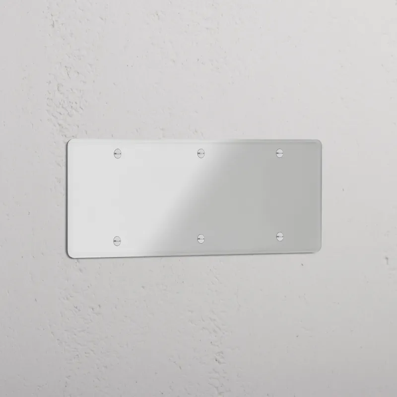 Kew Dreifachrahmen 0x Blindabdeckung - Lichtdurchlässig | Weiß einfach zu reinigen