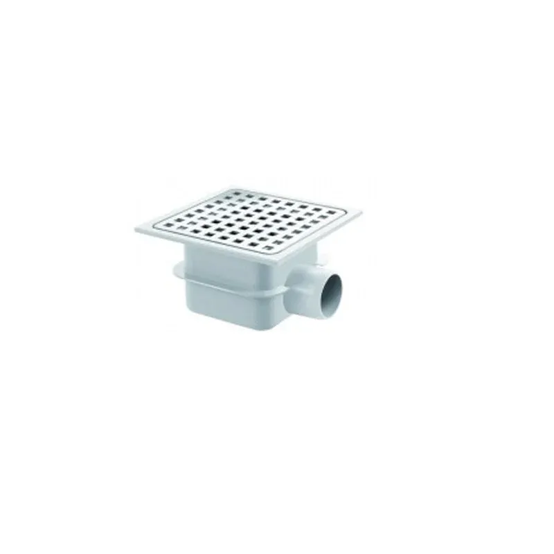 Motorhaubenschutz Piletta ABS mit Edelstahlgitter 15x15 mit horizontalem Ablauf