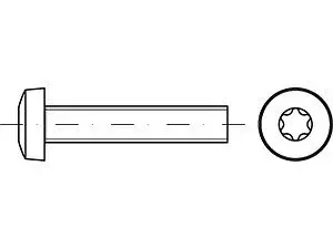 Linsenschrauben DIN 7985 2 M 16 x 16 -T5 VE=S (1000 Stück)