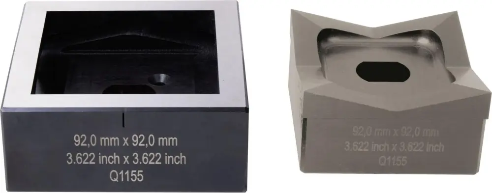 ALFRA Blechlocher FormCut+ - quadratisch - für Edelstahl (VA) 455 mm x 455 mm 013131