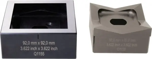 ALFRA Blechlocher FormCut - quadratisch - für Stahlblech (S235) 1250 mm x 1250 mm 01431