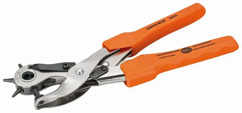 Bahco Revolver-Lochzange Lochgrößen 2 / 25 / 3 / 35 / 4 / 45 mm 2635