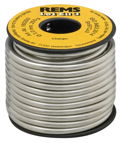 REMS Weichlot-Draht Lot Cu 3 VE: 10 Stück 160200 R