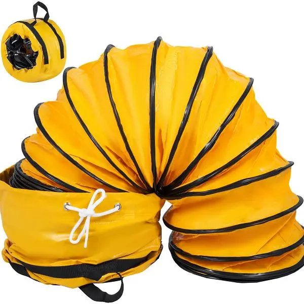 VEVOR 25FT Flexibler PVC-Schlauch für Abluftventilator 12 Zoll mit Beutel TFRGD12YC8MDB0001V0