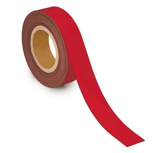 MAUL Kennzeichnungsband magnetisch 10 m x 40 mm x 1 mm rot 307938