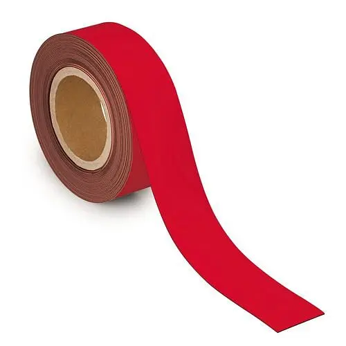 MAUL Kennzeichnungsband magnetisch 10 m x 50 mm x 1 mm rot 307943