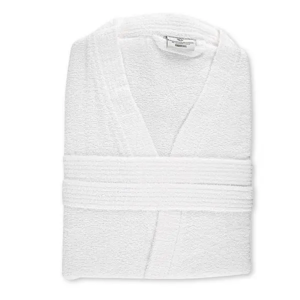 Hygostar Bademäntel Kimono 120 cm Grösse S Baumwolle weiß VE: 10 Stück 55842