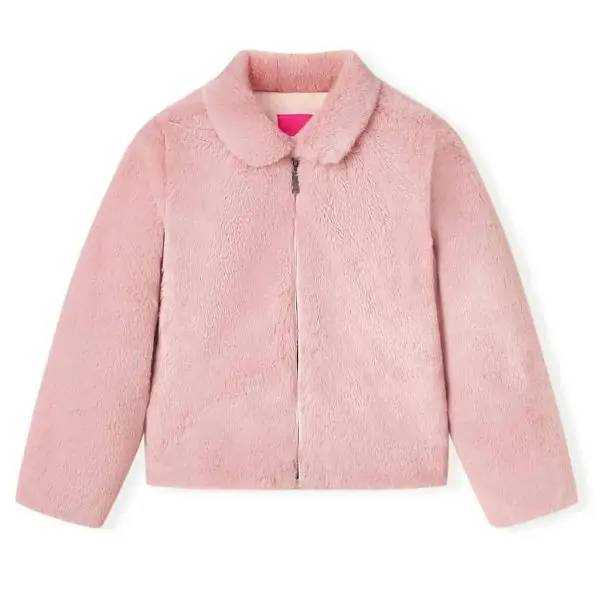 vidaXL Kindermantel Kunstpelz Rosa 92 13859 8721012034303