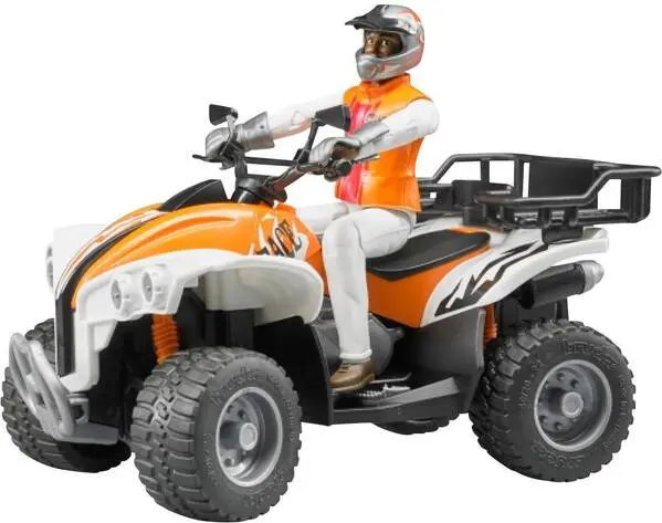 bruder Quad mit Fahrer Fertigmodell Landwirtschafts Modell