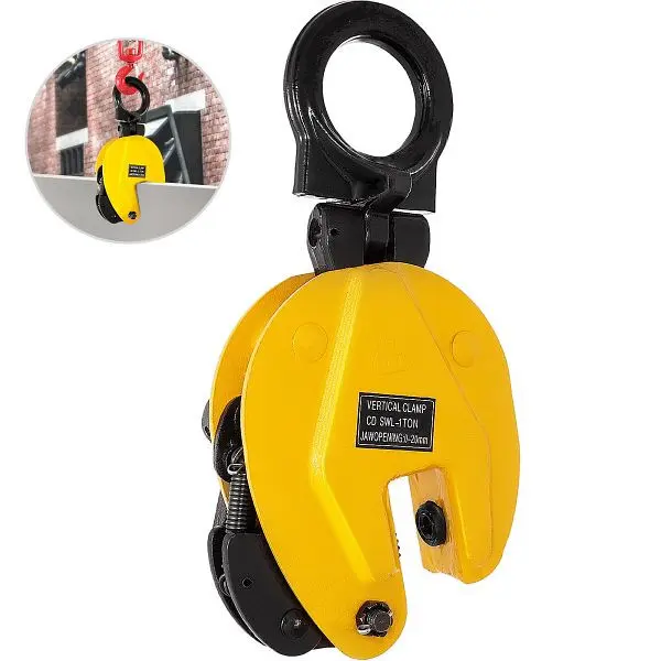 VEVOR Blechgreifer 1t Hebeklemme Blechklemme Greifer Vertikal Hebegreifer Schwenköse DG1TSD00000000001V0
