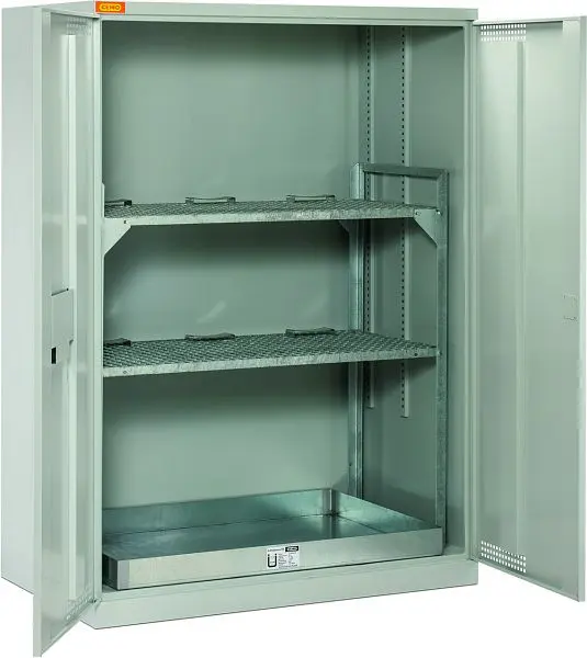 Cemo Fassschrank mit Fassregal &amp; Stahlwanne 65 l 11569