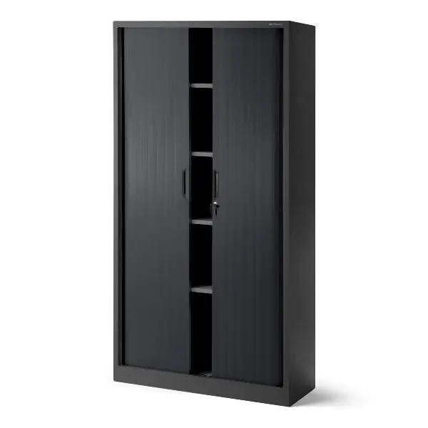 Jan Nowak Modell DAMIAN (T001) Aktenschrank Rolladenschrank Jalousieschrank Anthrazit-Dunkelgrau 996