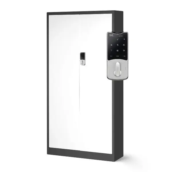 Jan Nowak Modell DANIEL (C003) Metallschrank Aktenschrank mit Zahlenschloss Anthrazit-Weiß 785