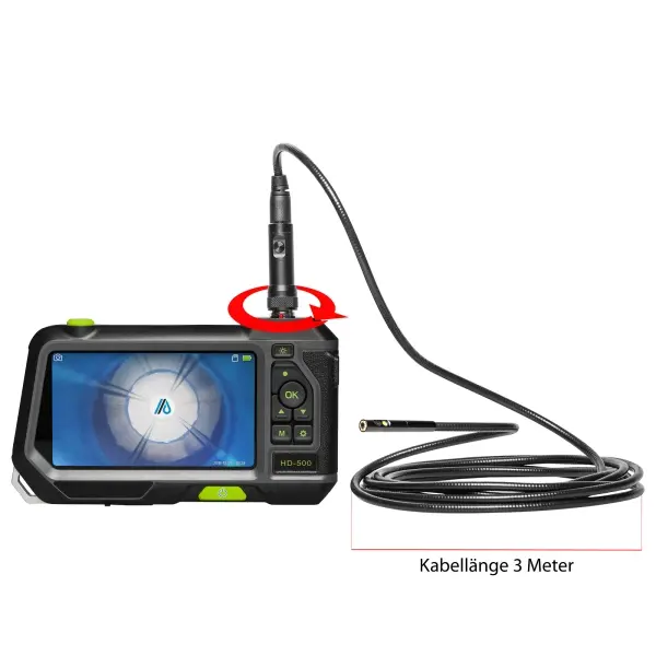 ALLEGRA HD-500 Endoskop mit 3m Dualkopf - Kamerasonde 76252447