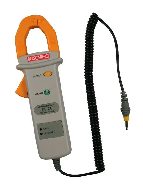 Busching Amperemesszange 600DCA für 100804/100701 CATIII 600V 100653