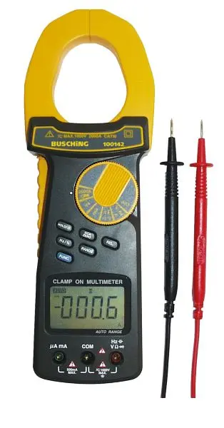 Busching Digitale Strommesszange 2000A ACA/DCA mit Multimeterfunktion 100142