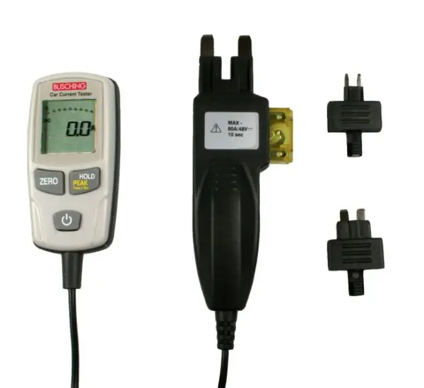 Busching Digitaler Sicherungstester 48V/80A LCD Automotive für Flachgewissungen "Mini ATO® Maxi" 100583