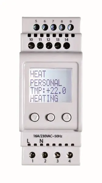 Etherma Elektronisches Universantikhermostat für Verteilesauberbau mit digitaler Display 39334