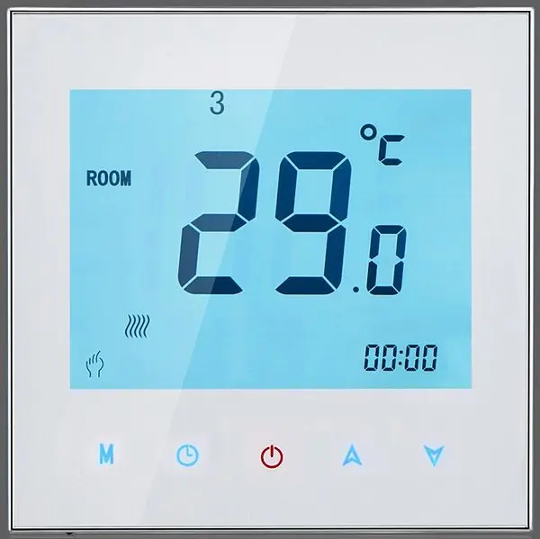 Etherma Funkbus-Raumthermostat 868 MHz 230 V 6A Ein/Aus 5-30 °C 38906