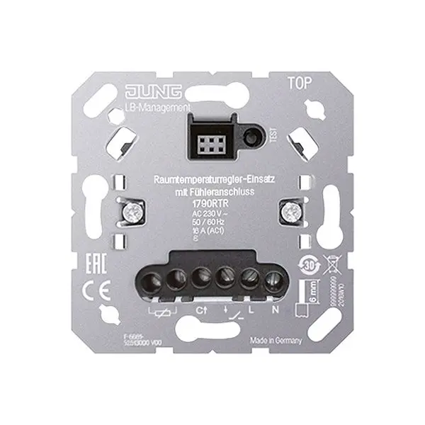 JUNG Raumthermostat all 230V 16A Schließer IP20 Bimetall 142609