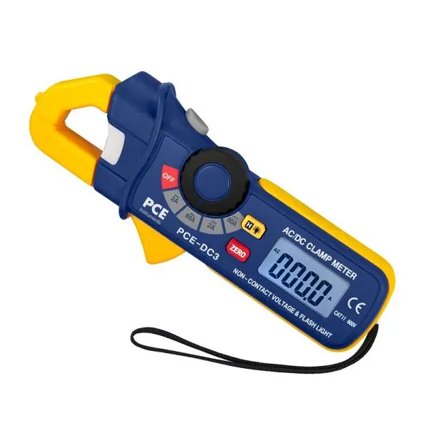 PCE Instruments Digital-Messzange Anzeige Typ LCD mit Beleuchtung PCE-DC3