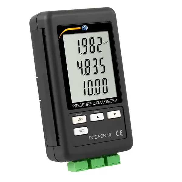 PCE Instruments Druck-Datenlogger Spannungsversorgung 9 V / 1 PCE-PDR 10