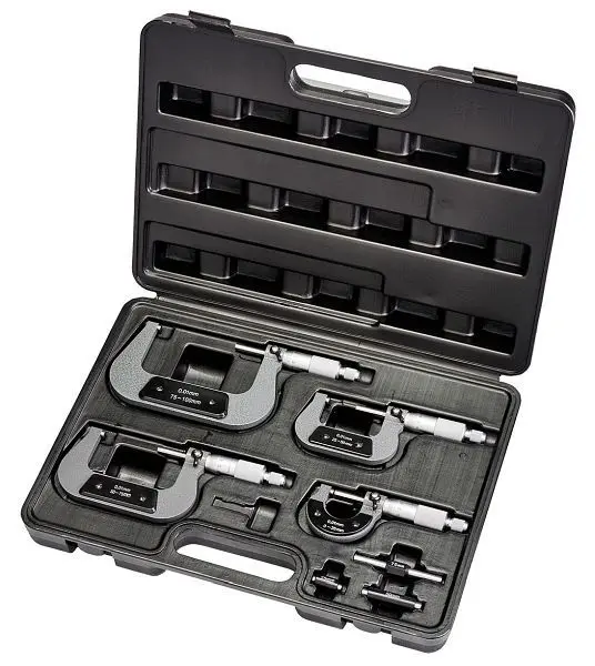 padre Mikrometerschrauben Satz 1412 4-teilig 0-100 mm 141200000