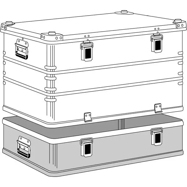 ZARGES Alu-Kiste K470 Plus OT; 750x550x380mm 40505