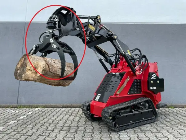 PowerPac Holzgreifer / Stammgreifer für Multi-Lader Typ ML300 &amp; ML350 ML5737