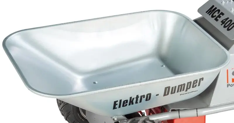 PowerPac Schüttmulde 140 Liter verzinkt für MCE400 MC091140