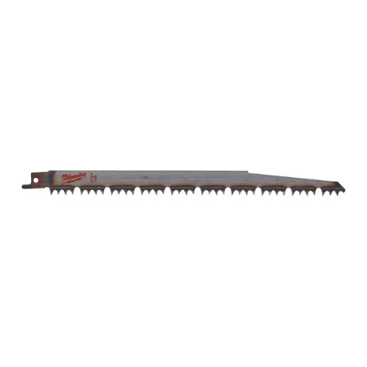 MILWAUKEE 240 x 5,5/6 mm (T4/5 TPI), unlackiert Säbelsägeblatt Holz - optimal für schnelle Baumschnitte