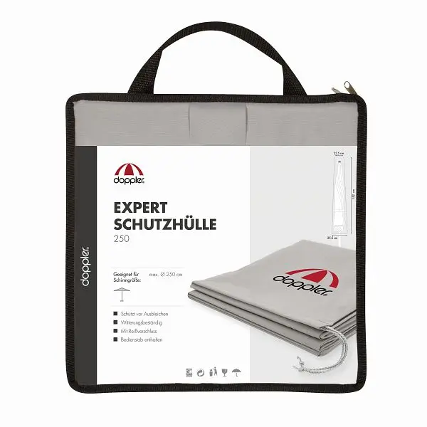doppler Expert Sicherheithülle grau Tragetasche 250 cm 85399EXM250