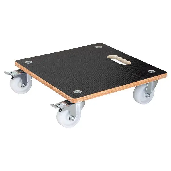 WAGNER Multi Roller MAXIGRIP 380x380mm FSDP 4 Transportgerätrollen Raddurchmesser 75mm 2x Feststellbremse Tragkraft 300kg...