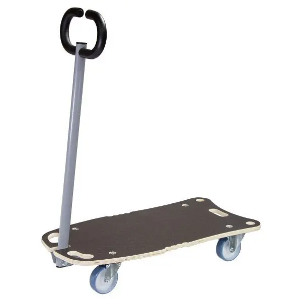 WAGNER TH STAR CARRIER SUPERIOR 800x400mm FSDP 4 Transportgerätrollen Raddurchmesser 100mm Rollenlager soft Tragkraft 300...