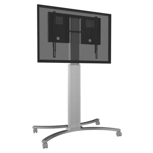 CONEN RLI10070CK Anzeigehantikerung mobile Höhenverstellung HxBxT 128-198x134x80cm natureloxiert 40004051