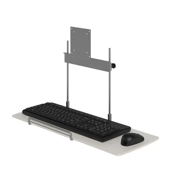 Dataflex Viewmate Tastatur- und Mausablage - Option 582 silber 51.582