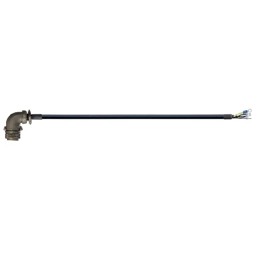 Drehmoment- Igus MAT9962106 14 AWG 4C Circular Angle Plug Socket / Open End B Connector TPE Omron R88A-CAWDxxxS Motor Cable 1