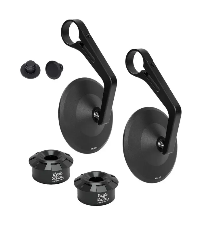 Kit Rückspiegel Moto Bar End Rocker mit Adaptern für Guerrilla und Himalayan 450