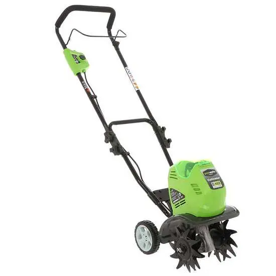 Akku-Motorhacke Greenworks 40 V - SOLO - OHNE AKKU UND LADEGERÄT | 1400 W | 35 cm Arbeitsbreite