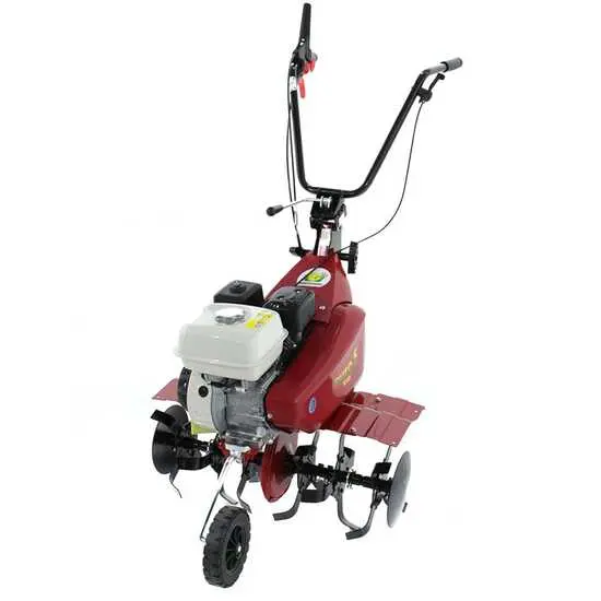 Eurosystems Euro5 EVO Motorhacke / Gartenfräse - Honda GP 160 Benzinmotor - 1+1 Gänge mit Sicherheitsgriff und Transpor...
