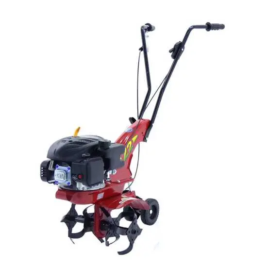 Eurosystems Z2 Motorhacke / Gartenfräse mit Loncin 123 ccm 4-Takt- Benzinmotor mit verstellbaren Arbeitsbreiten