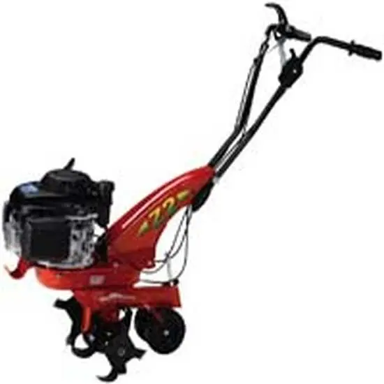 Eurosystems Z2 Motorhacke/Gartenfräse mit Briggs&Stratton 450 Benzinmotor mit verstellbaren Arbeitsbreiten