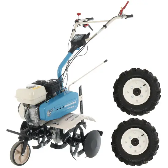 Motorhacke AGT 6500 mit Honda Motor GP160 von 163ccm - 2 Vorwärtsgänge + 1 Rückwärtsgang Hochwertige Stahlfräsmesser