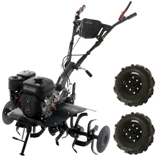 Motorhacke Blackstone MHG 1800 2+1 mit Benzinmotor von 212 ccm Hochwertige Stahlfräsmesser