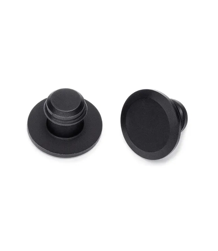 Spiegelloch Stopfen Moto Universelle aus CNC-Aluminium schwarz – Cafe Twin