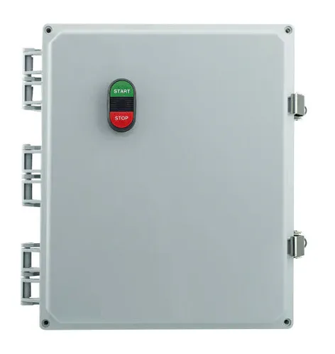 100-250V NEMA 4X Enclosed Motor Starter 26A 1PH Remote Start Start/Stop AF2616P4M-3J